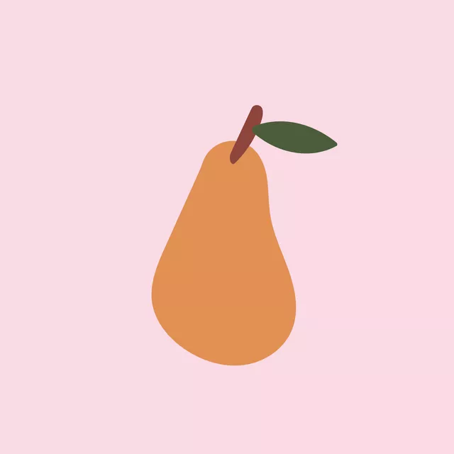 Kissen Pear Pink Orange