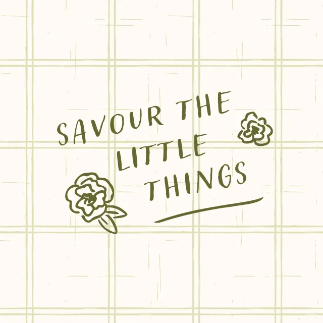 Kissen Savour the little things