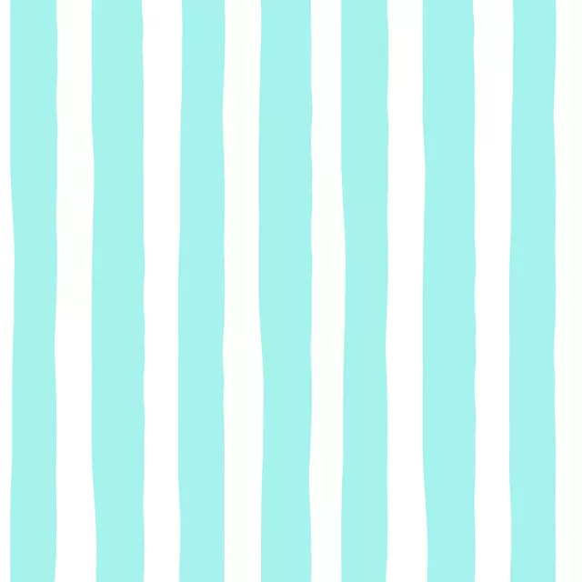 Tischläufer Vertical Stripes Teal White