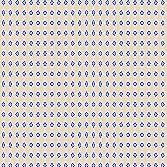 Sitzkissen Indigobeige Diamonds