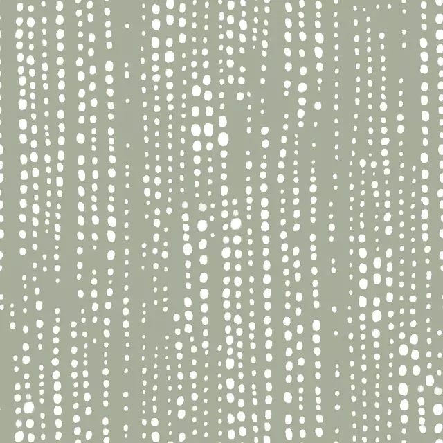 Sitzkissen Sage Green Dotted Lines