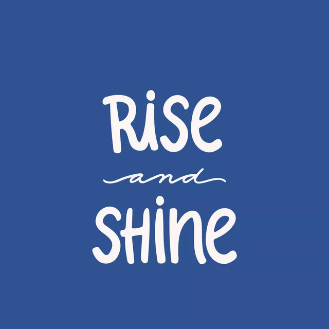 Bettwäsche Rise And Shine blau