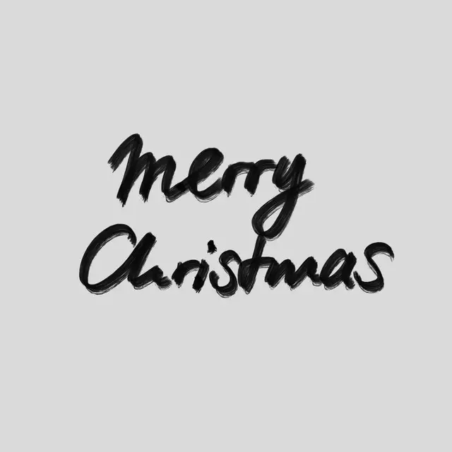 Kissen Merry Christmas GRAU