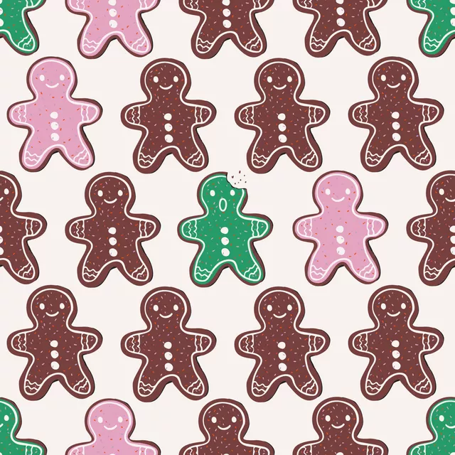 Kissen Lebkuchenmänner