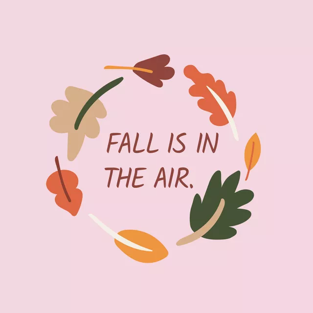 Kissen Fall is in the Air Pink