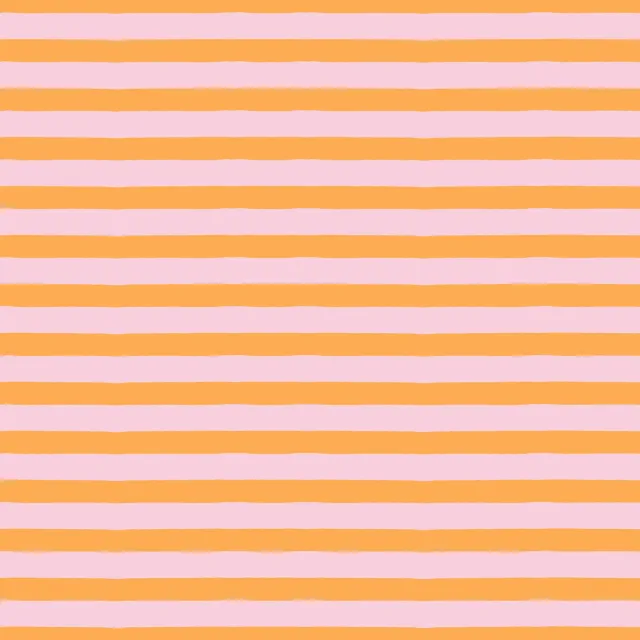 Tischdecke Querstreifen orange rosa