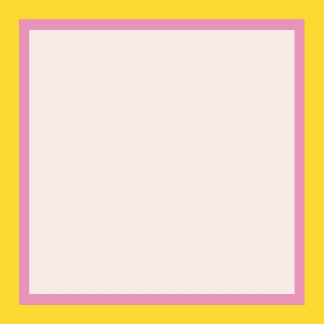 Servietten Rahmen Gelb Pink