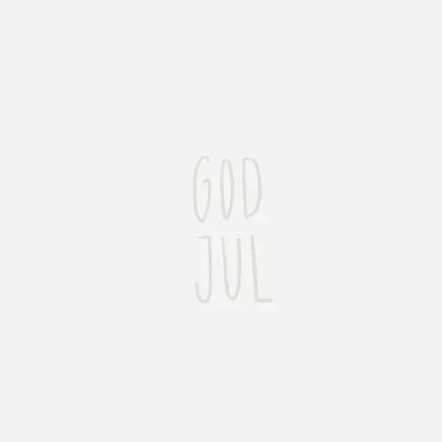 Kissen GOD JUL Lettering