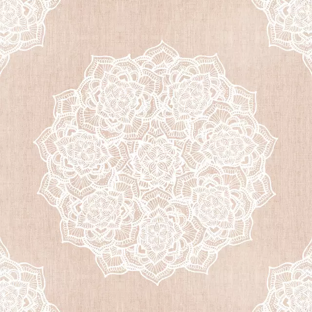 Kissen Romantic Boho Love Mandala