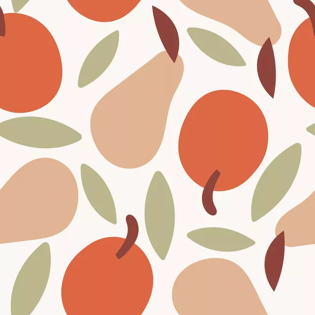 Bankauflage Pattern Autumn Fruits 2