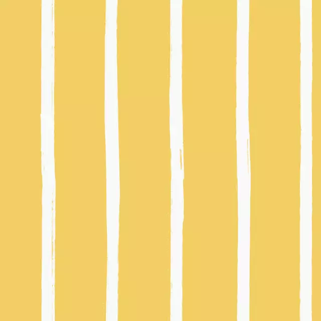 Kissen Scandinavian Stripe Yellow