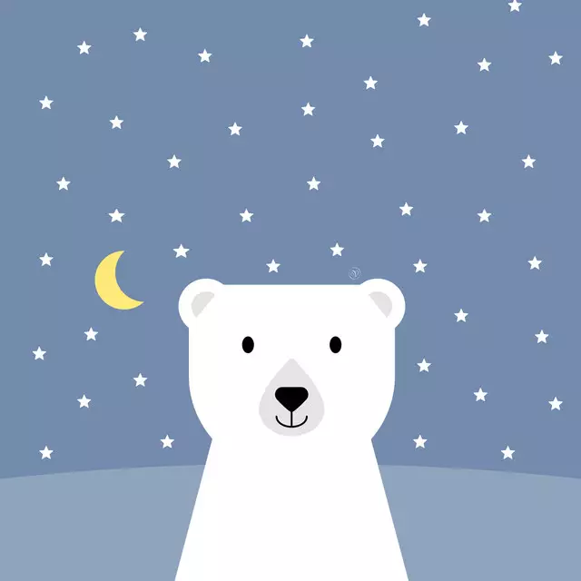 Dekovorhang Eddy Eisbär