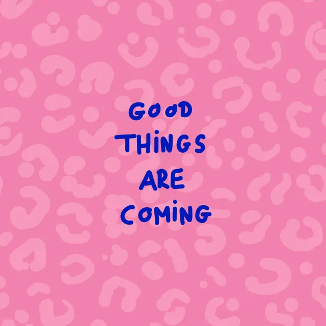 Tischset Good Things Coming