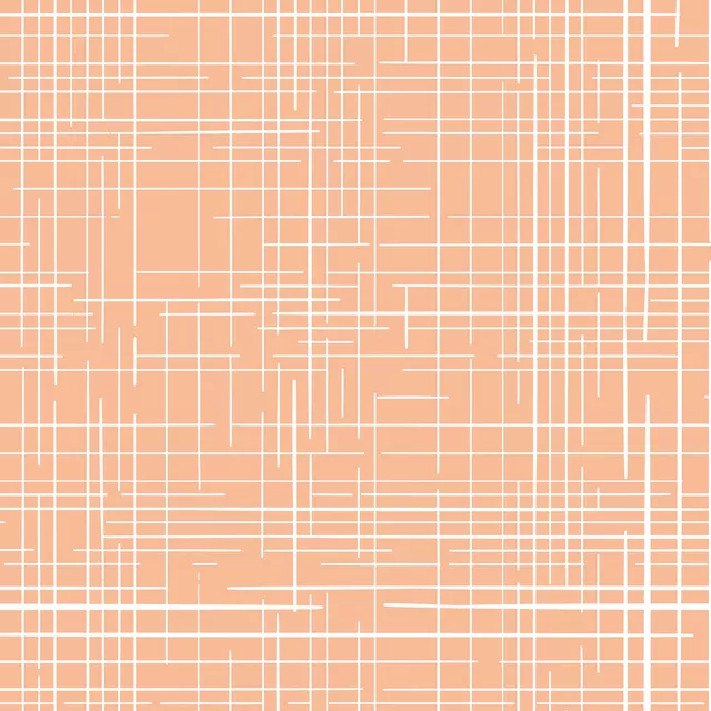 Bettwäsche Karo peach fuzz