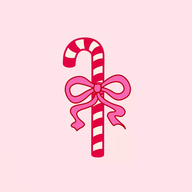 Kissen Christmas Candy Cane