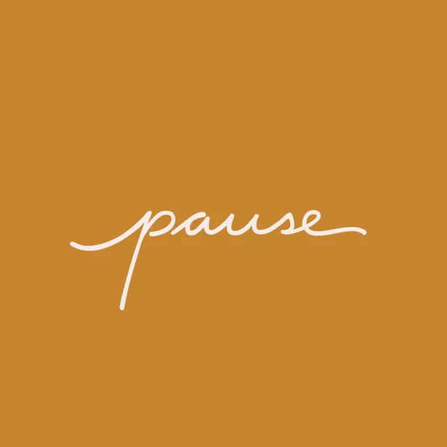 Sitzkissen Pause Play Wendekissen Gelb