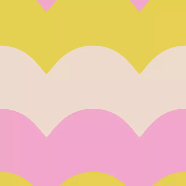 Tischläufer Sommer Wellen Muster