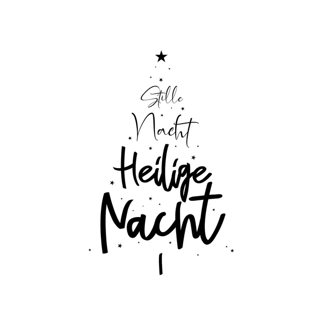 Kissen Stille Nacht heilige Nacht