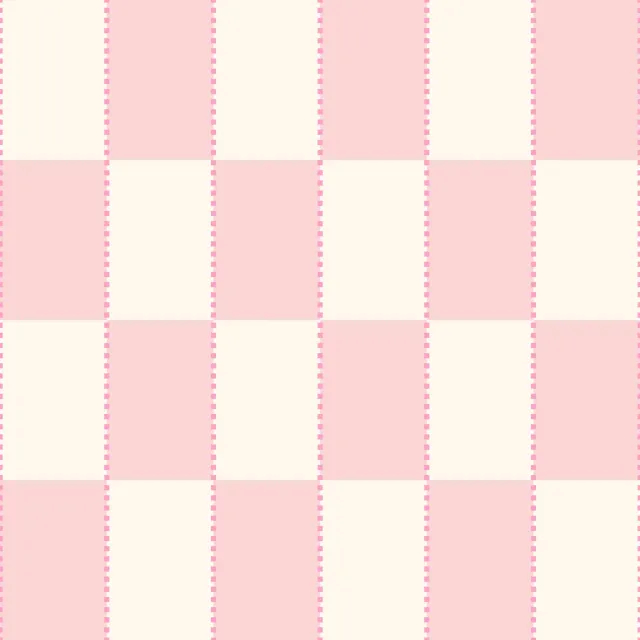 Tischläufer Kariert mit Nadelstreifen Rosa