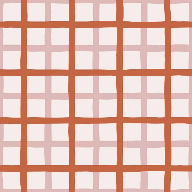 Bettwäsche Karo Muster Beige Braun