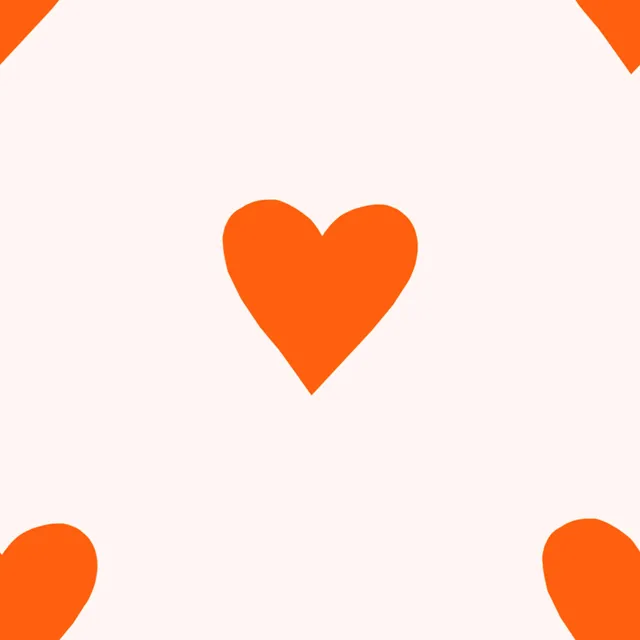 Tischdecke Muster Rote Herzen