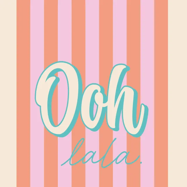 Kissen ooh lala rosa