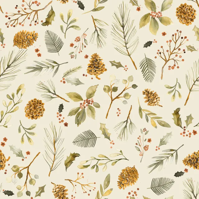 Tischläufer Weihnachten Botanisch Pflanzen