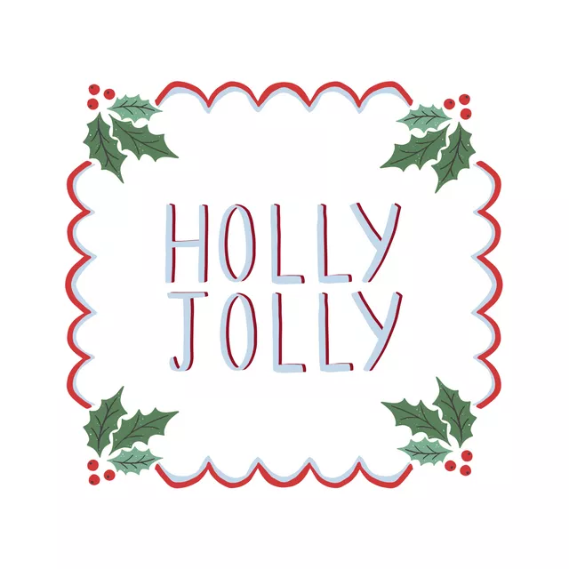 Servietten holly jolly