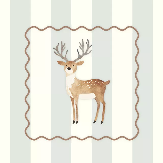 Kissen Cozy XMas Niedicher Hirsch