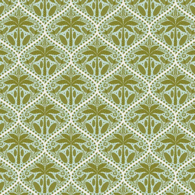 Bankauflage Tropical Summer Minze Grün