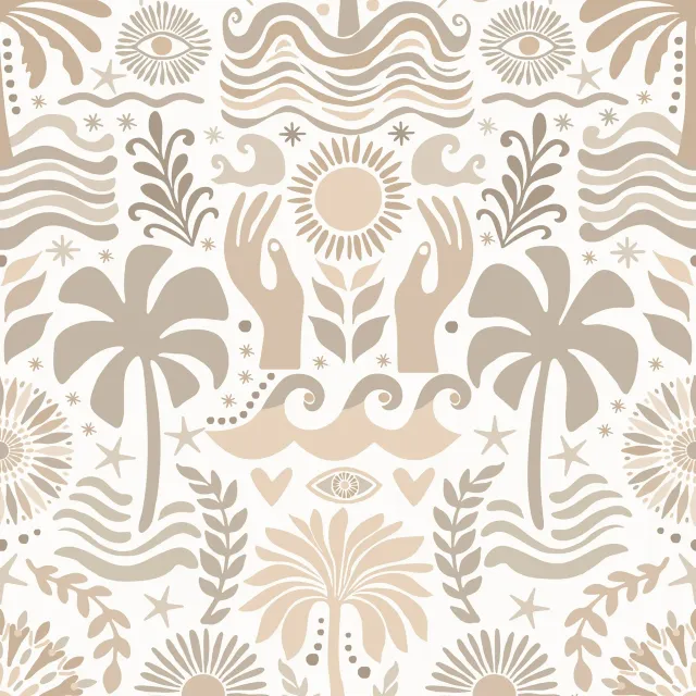 Tischläufer Boho Beach Beige