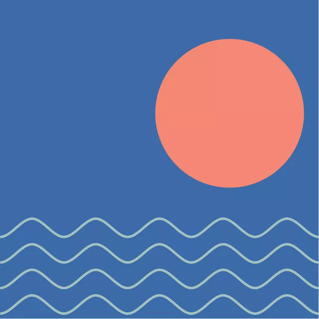 Geschirrtücher Sunset