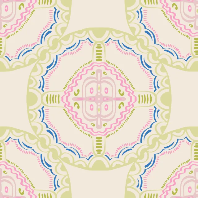 Raffrollo Mosaik Green