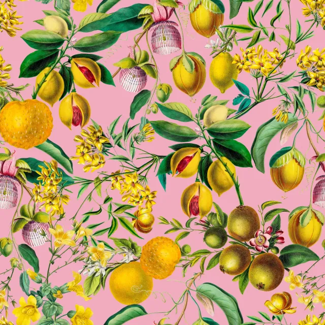 Tischdecke Tropischer Gartenzauber pink