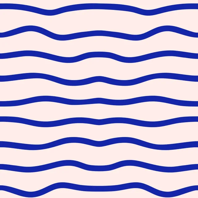 Bodenkissen coastal summer wellen blau