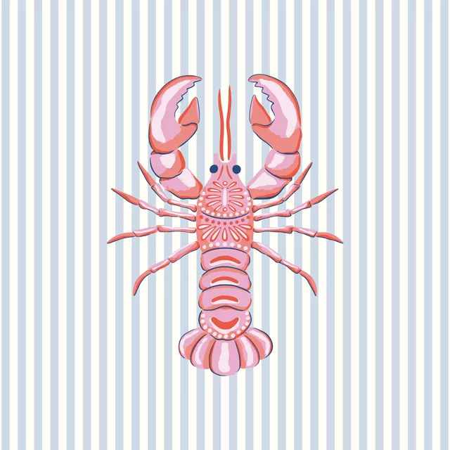 Kissen pink lobster