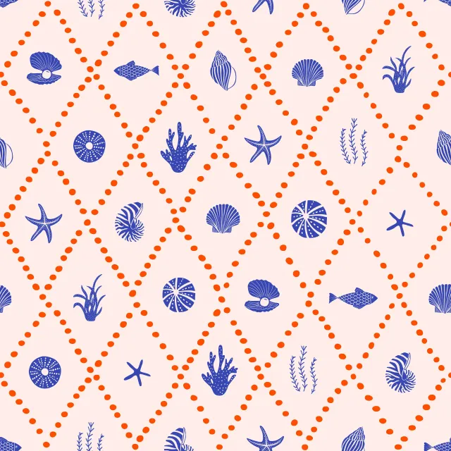 Servietten Coastal summer Beach finds