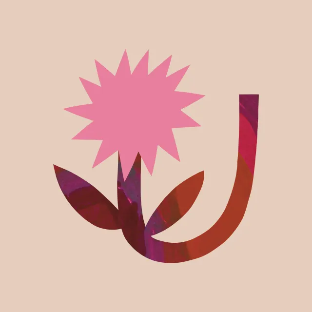 Tischdecke Blume Rosa