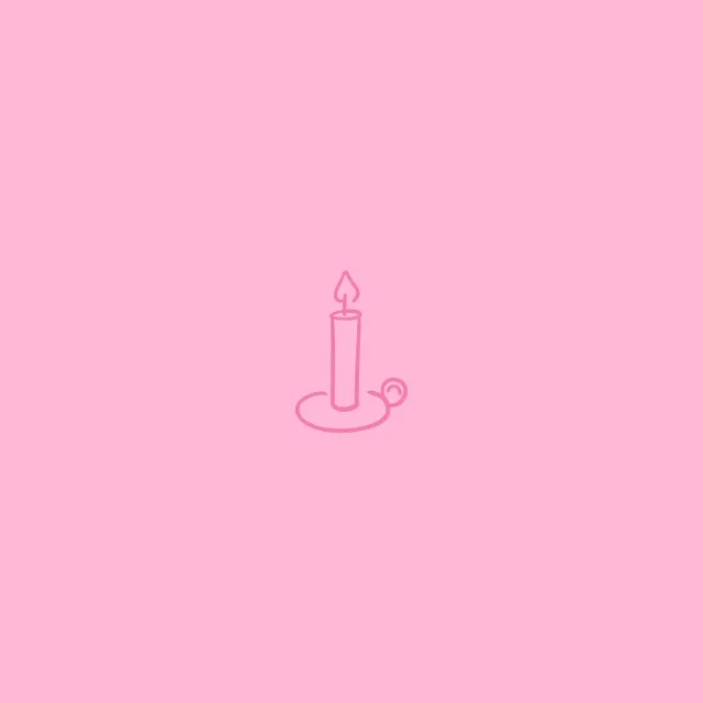 Kissen Candle Light pink