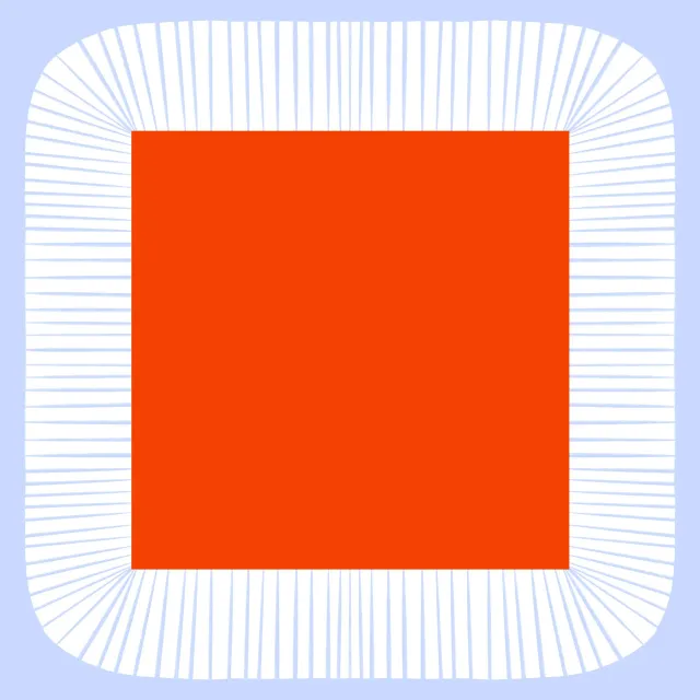 Servietten Bogenrahmen Hellblau Rot