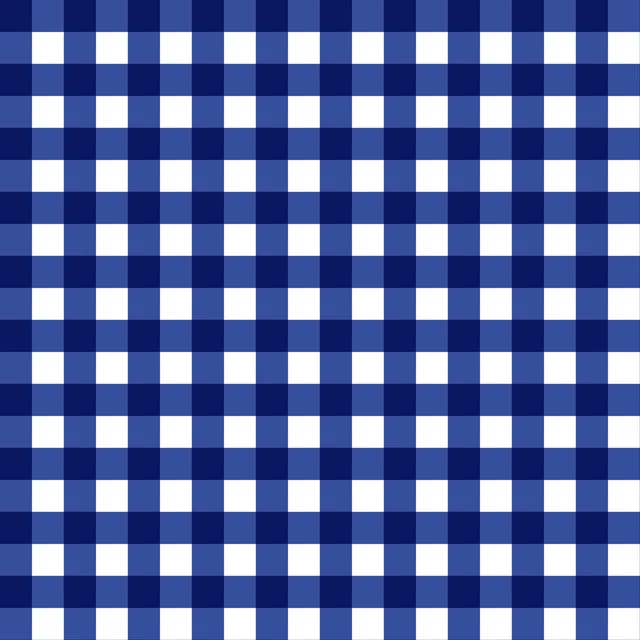 Tischläufer Karo Blau Italien Vibe