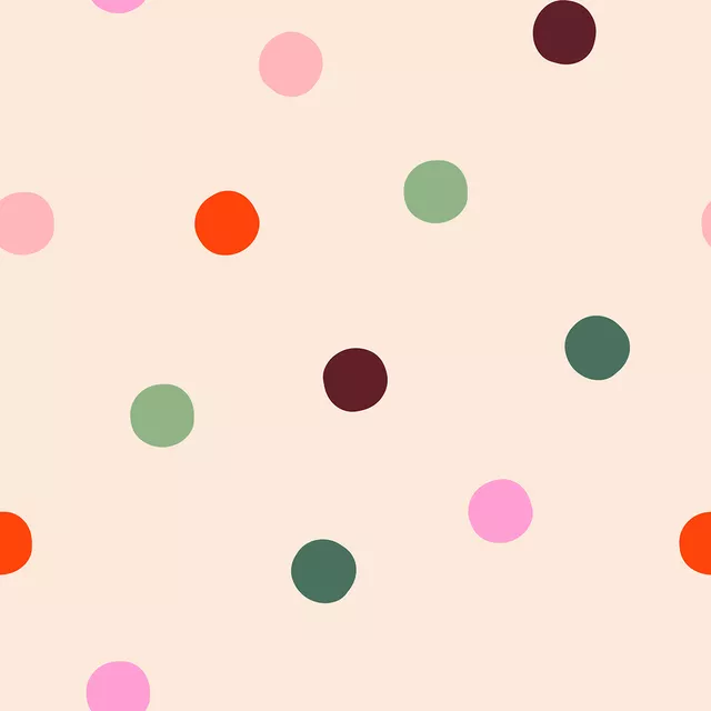 Bettwäsche Bunte Punkte