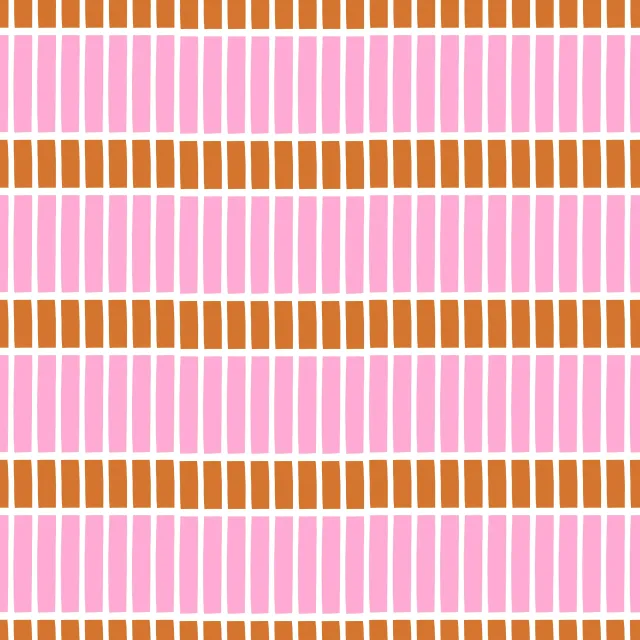 Bankauflage Horizontale Linien Blütenpink