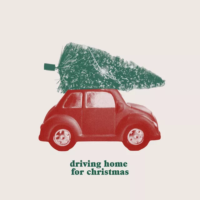 Geschirrtuch Driving Home Auto