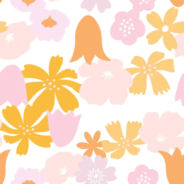 Tischdecke Blumenmuster Sommerfarben