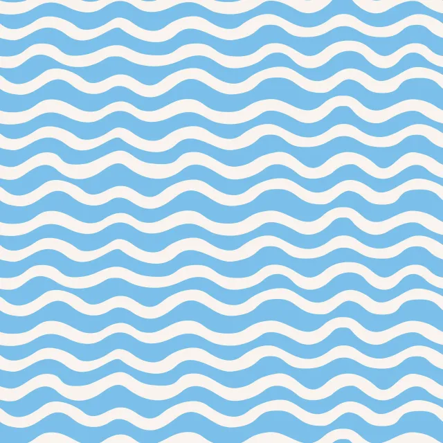 Dekovorhang Abstract Waves light blue