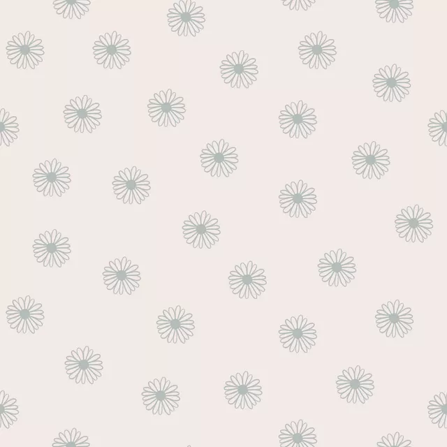 Kissen Blaue Gänseblümchen