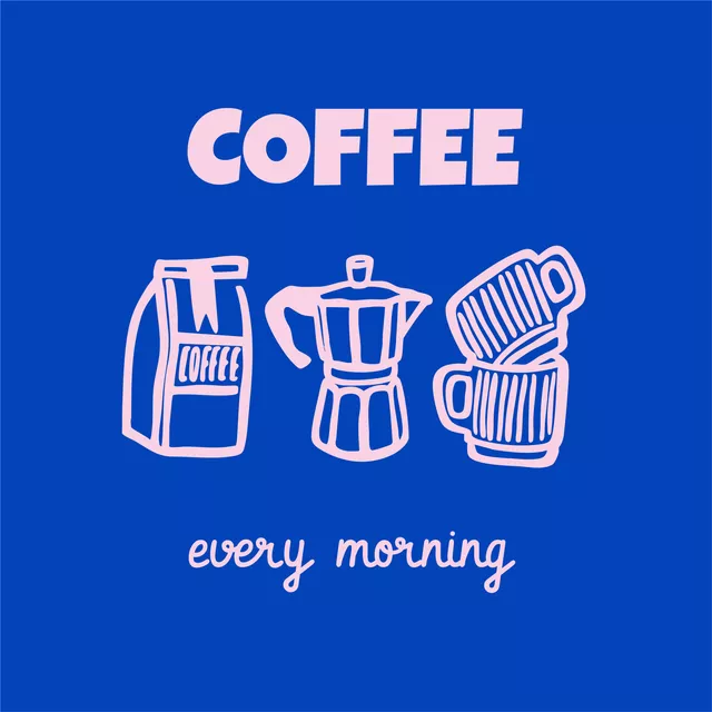 Servietten Coffee Every Morning