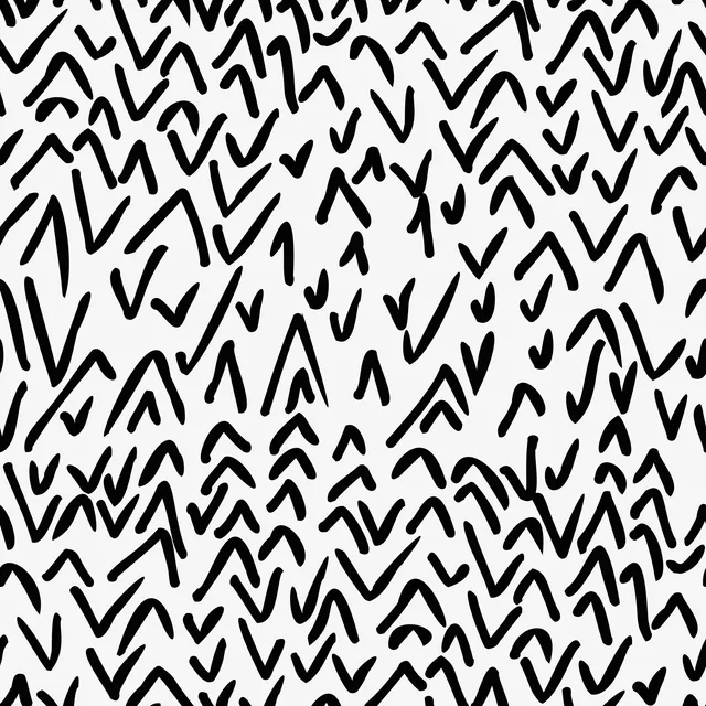 Bettwäsche Zick Zack schwarz-weiss