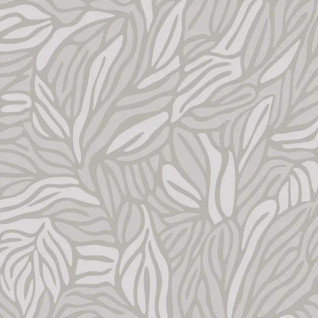 Bodenkissen Stylized Foliage Grey